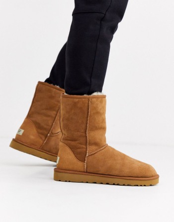 UGG Classic Short Chestnut Suede Smeđe - Muške Čizme | 65049IPKH